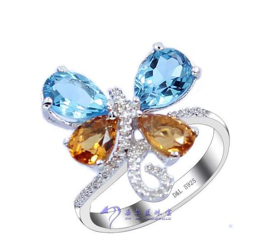 昌乐朵尔蓝珠宝提供的批发 蝴蝶天然彩色